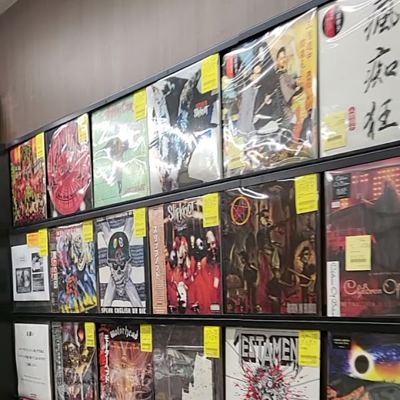 Disk Union Shinjuku Heavy Metal CD Record Store
